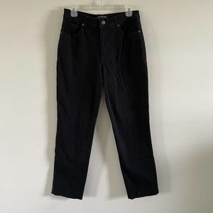 Jones New York Signature Black Jeans Women’s Size‎ 10 Stretch Denim Straight Leg